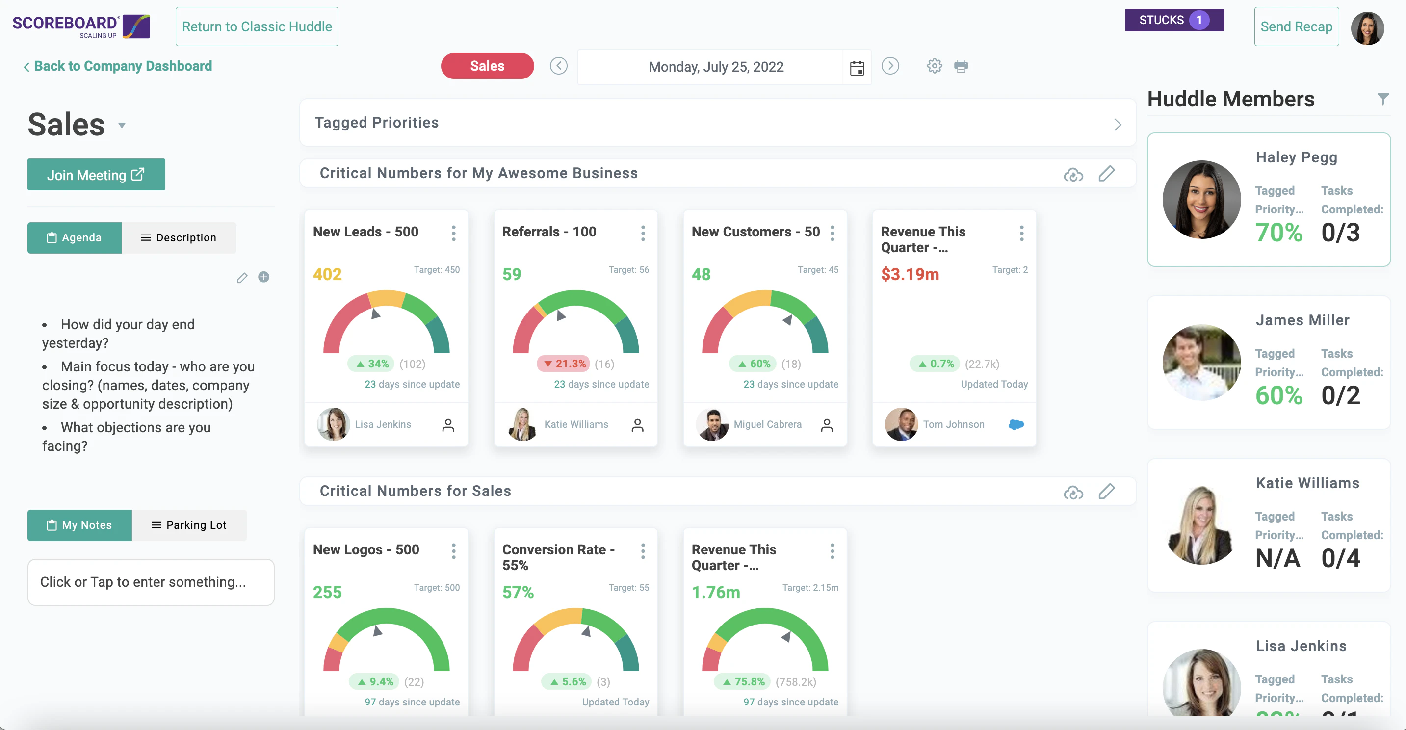 screenshot of Align Platform
